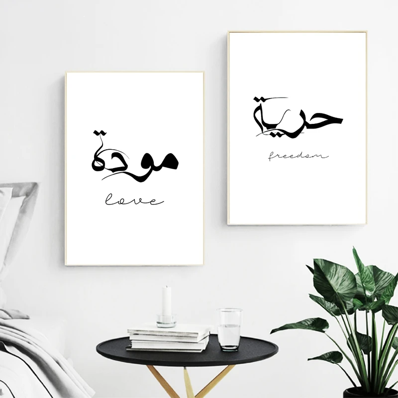 Islamic Calligraphy Poster Home Decor
