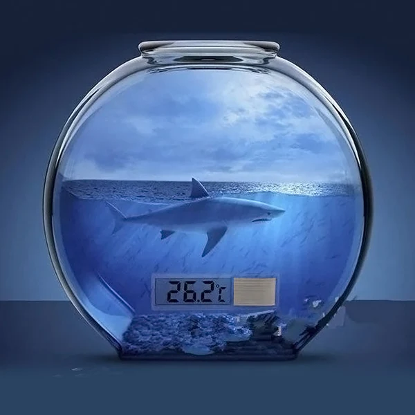 Многофункциональный ЖК-дисплей 3D цифровой электронный измерение температуры аквариум темп метр Аквариум термометр XHC88