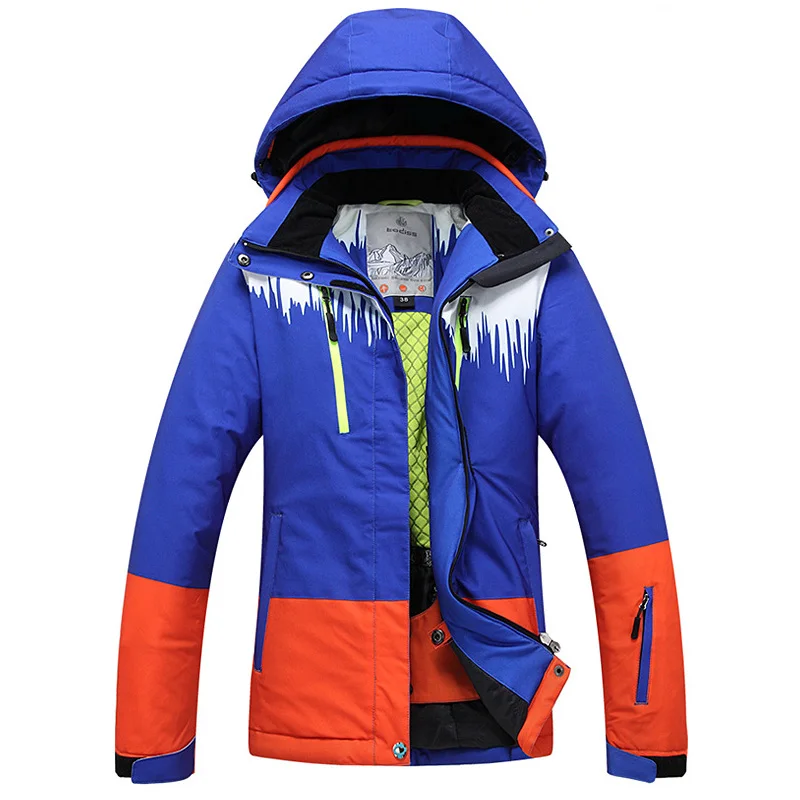 

Free Shipping Women Ski Jacket Snow Coats Patchwork Indumentaria Windproof Thick Snowboard Jacket Winter Skiing Clothing