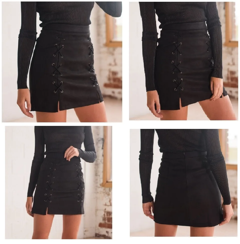 black skirt