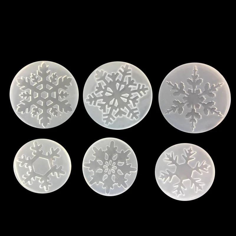 

Snowflake Jewelry Casting Molds (Pack Of 6), Silicone Mold Kit, Liquid Resin Craft Molds