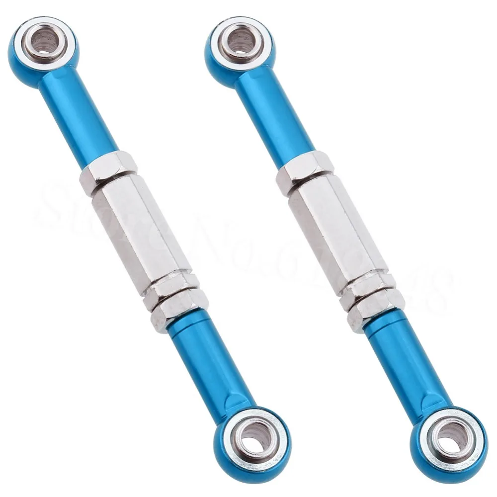 

2pcs Aluminum Alloy Steering Linkage For FS Racing 1:10 Desert Buggy 53625 53632 Baja RC Car Replacement Parts