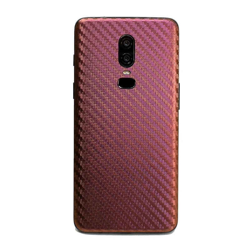 2 шт 3D углеродного волокна задняя крышка экрана протектор для Oneplus 6 A6000 Обесцвечивающий стикер Защитная пленка не стекло для Oneplus6