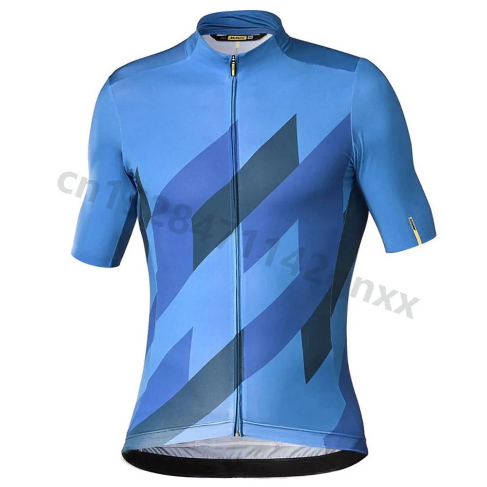 Mavic New Cycling Jersey pro team Bicycle Clothing Summer Short Sleeve Quick Dry MTB Bike Jersey Breathable Cycling Wear - Цвет: 10