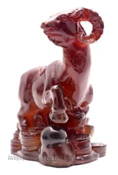 

Yellow Sheep, Lucky Charms,Chinese zodiac,Shenxiao,Allochroic Mascot,Ornament,newfangled gifts, Tea pet, Amazing present,S1015BY