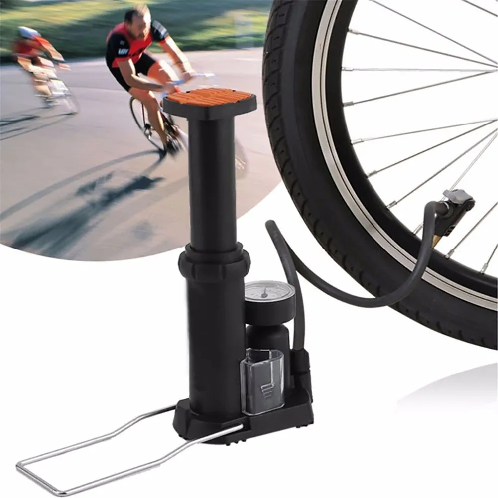 Mini Bicycle Pump Set Foot Inflator Portable Bicycle Accessory Ridding