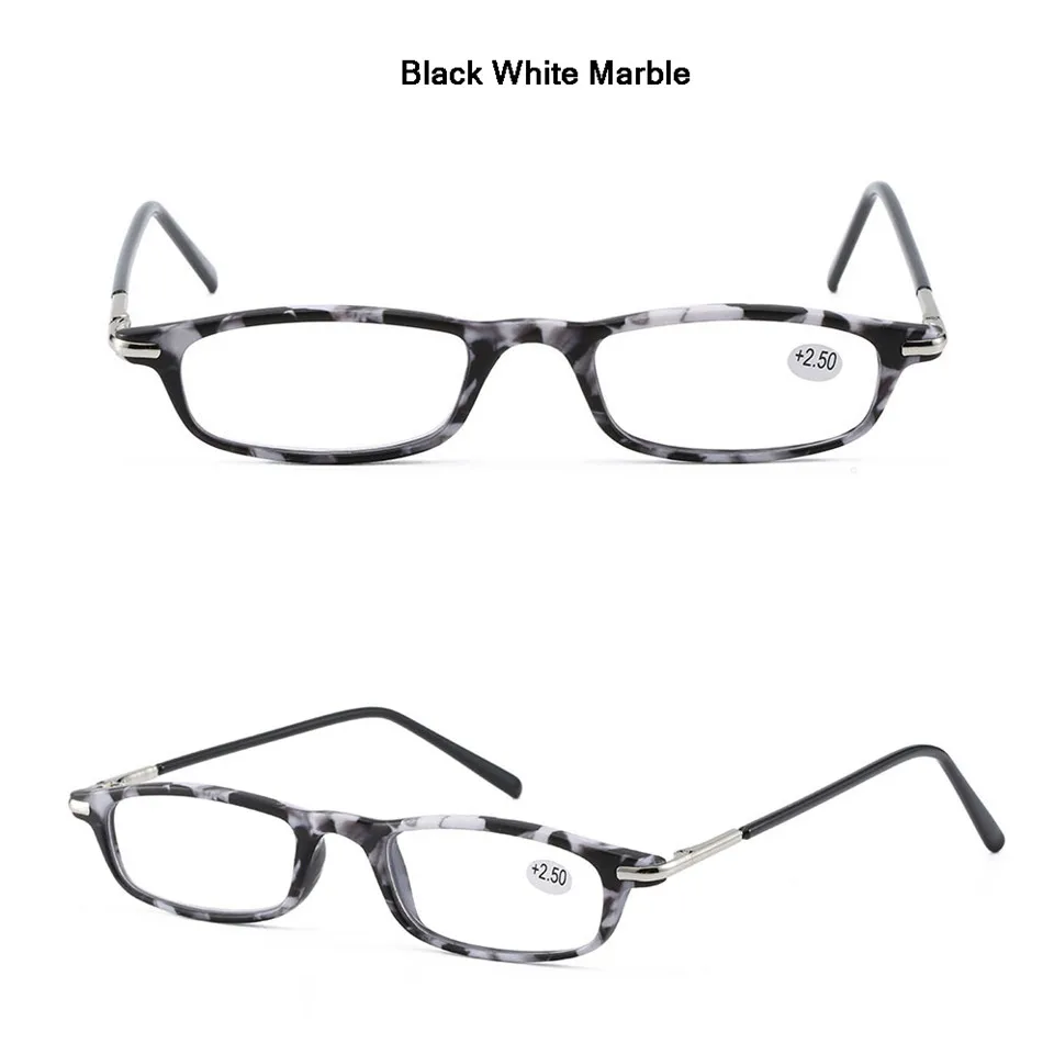 iboode Small Square Frame Reading Glasses Hot Ultralight Presbyopic Eyewear With Diopter+1.0 1.5 2.0 2.5 3.0 3.5 Reader