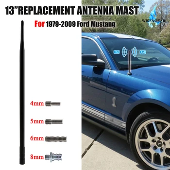 

Car FM Antenna Radio Antenna Amplifier Booster Signal Reception For Ford Mustang 1979 - 2009 Aerial Mast Auto Antena WISENGEAR /
