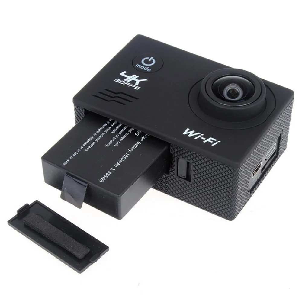 Full HD 4 K Экшн-камера AT-Q1 WiFi 2,0 дюймов Мини Спорт DV 30 м водонепроницаемая видео запись камера 30FPS 1080 P USB 2,0