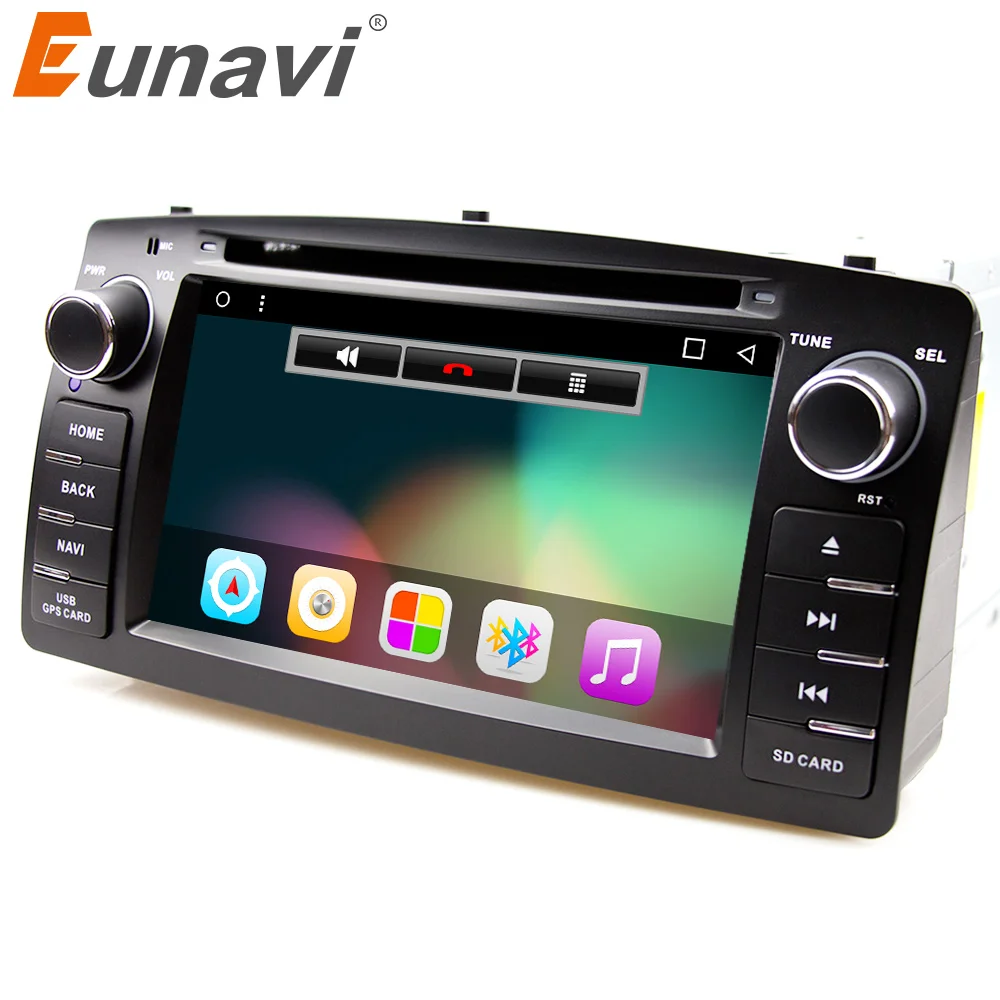 Eunavi Quad Core 2 Din Android 7 1 font b Car b font Dvd Player font