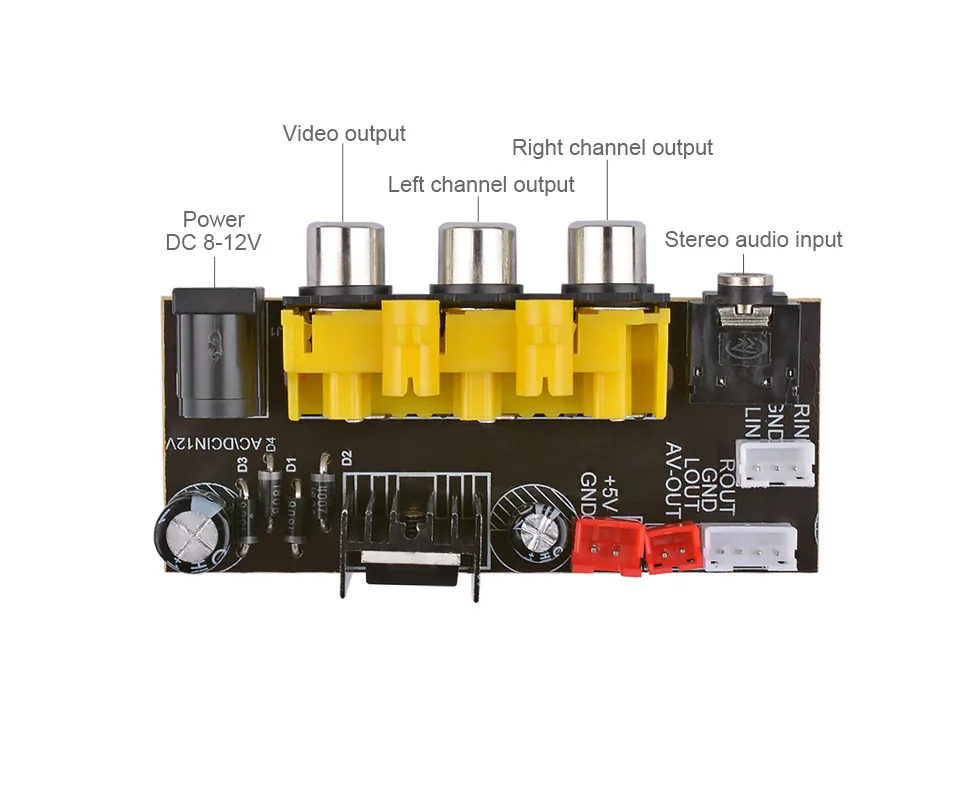 AIYIMA 5 в Bluetooth 4,2 Bluetooth декодер аудио Плата HD MP5 автомобильный аудио декодер USB FM Aux радио декодирование Поддержка приложения