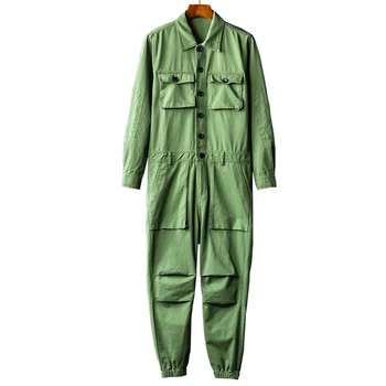 Couple models national tide jumpsuit men's Harajuku multi-pocket loose tooling jumpsuit men's harem pants hip-hop suit ! S-2XL Couple models national tide jumpsuit men's Harajuku multi-pocket loose tooling jumpsuit men's harem pants hip-hop suit ! S-2XL