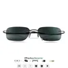 B Titanium Rimless Reading Glasses Photochromic Gray Sunglasses Men's Women Outdoor Hyperopia Eyewear 1.0 1.25 1.5 1.75 Lenses 1