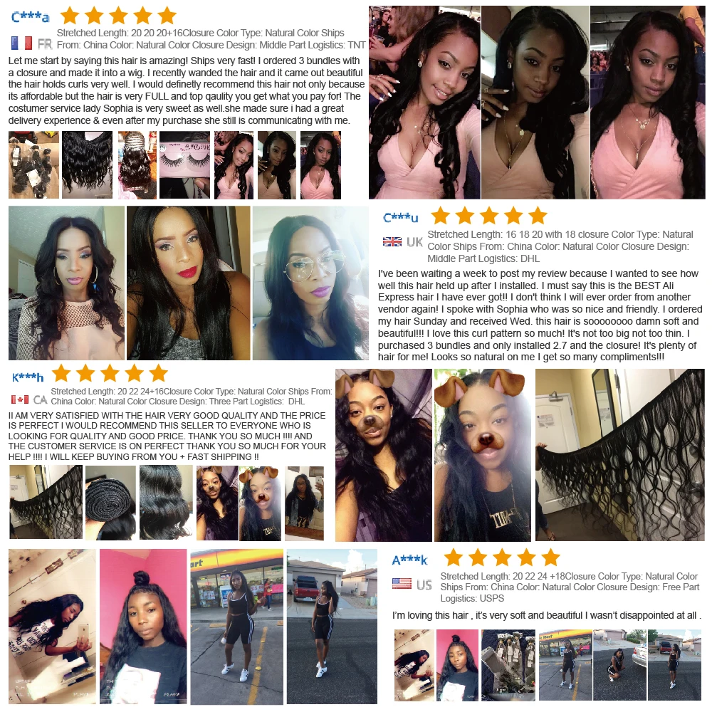 2019 Beau Diva Brazilian BodyWave 1/3/4 Bundles Human Hair Extensions 1B Natural Color 8-24 Inches Brazilian Hair Weave 95-100g
