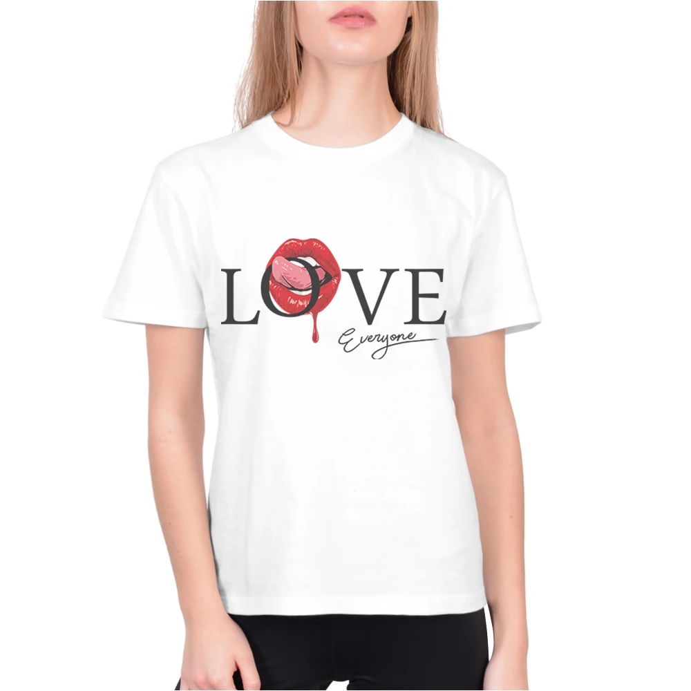 

Streetwear T-Shirts For Women O-Neck Short Sleeve Clothing Woman Tshirt Top Letter Printing Fashion Cotton Female Clothes Tees