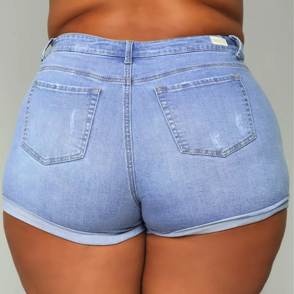 Джинсовые шорты женские летние короткие джинсы Feminino размера плюс для тренировок сексуальные джинсовые короткие штаны Spodenki Damskie Jeansowe