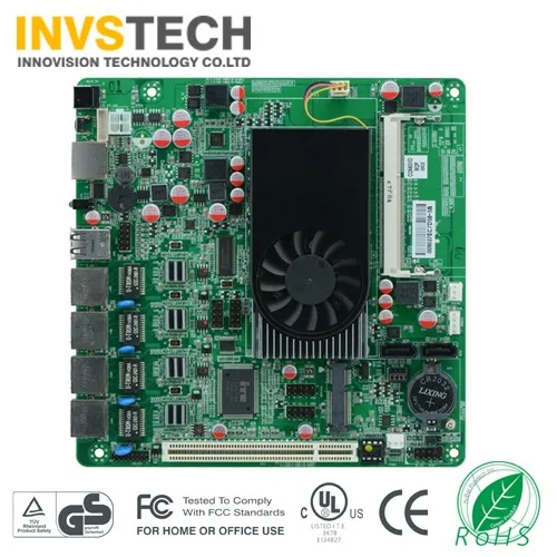 Четыре Gigabit Ethernet Mini itx 17*17 4 LAN D2550 1,86 ГГц брандмауэр/сети/ROS moterboard M2550FF