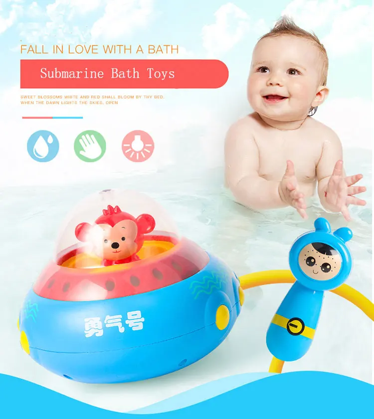 Fountain Baby Bath Toys Game for Children Kids Water Spraying Taps