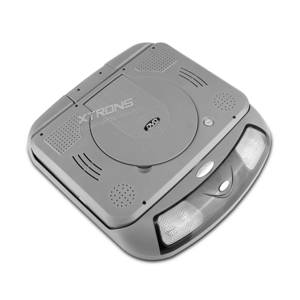 Discount 9" Grey Color Flip Down Car DVD Car Roof Monitor DVD with Built in IR/FM Transmitter & Built-in Speaker(Black & Beige Optional) 1