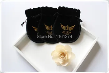 

Velvet bag customized Logo velvet Gift Bags velvet Jewellry drawing Package Pouch