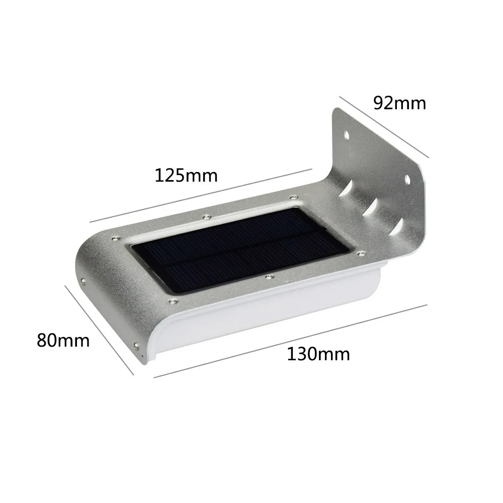 XINREE 4 шт. Садовый Солнечный свет 16 LED Открытый PIR датчик движения