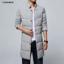 Russian Style Plus Size 4XL 5XL Warm Winter Jacket Men Long Stand Collar Casual Cotton Parkas Men Single Breasted Parka Hombre