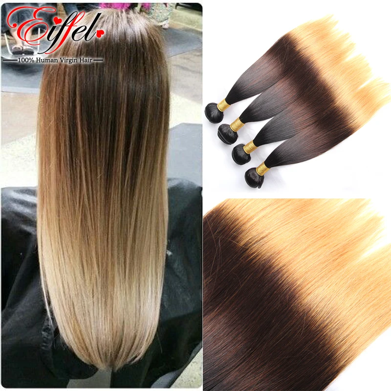 Online Shop Ombre Hair Extensions Brazilian Virgin Hair Straight