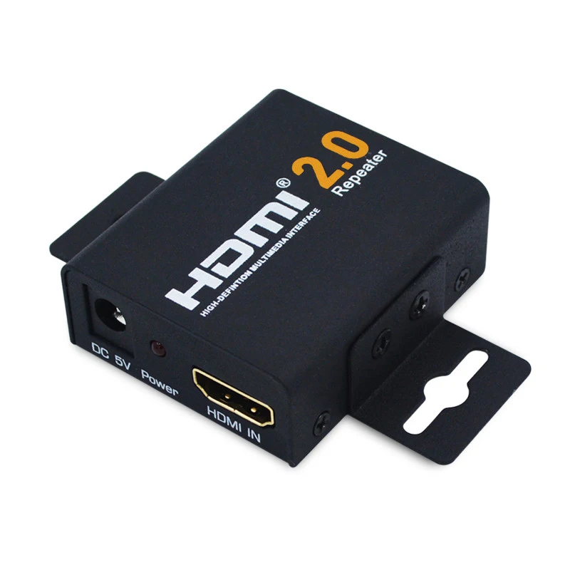 

HDMI 2.0 Repeater 4K 2K 3D HDMI Signal Amplifier HDMI Signal Regenerator AYE-01 black