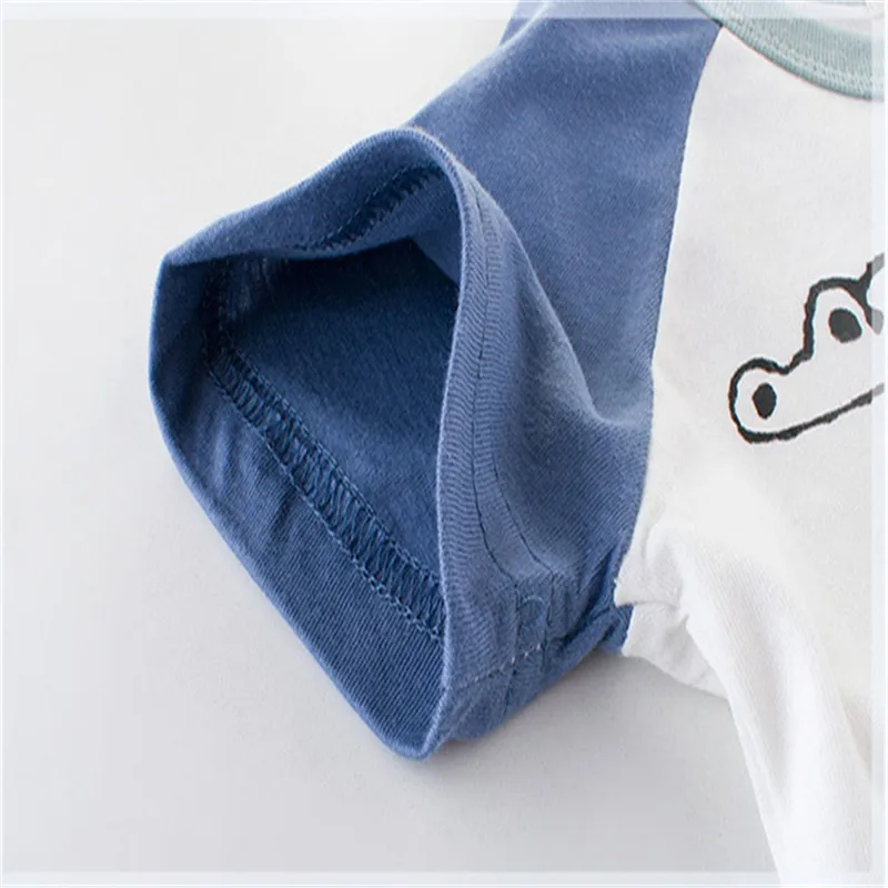 Goede XIaying Glimlach Kinderen Zomer Kids Jongens Korte Mouw T shirt Kinderkleding Chaobao kleding kan worden wholesaled