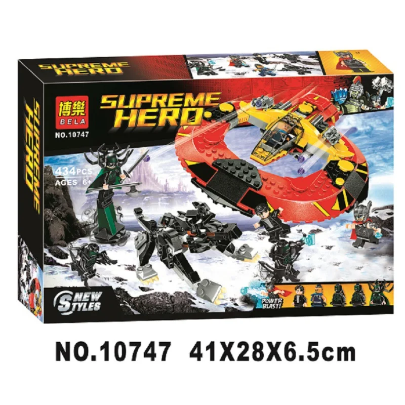 

Bela 10747 Thor Ragnarok The Ultimate Battle For Asgard Building Block Toys Compatible With Legoings Super Heroes