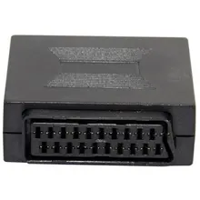 Изысканно разработанный прочный 21 Pin Scart соединительный кабель свинцовый Столярный разъем адаптер Женский к гнездовой розетке