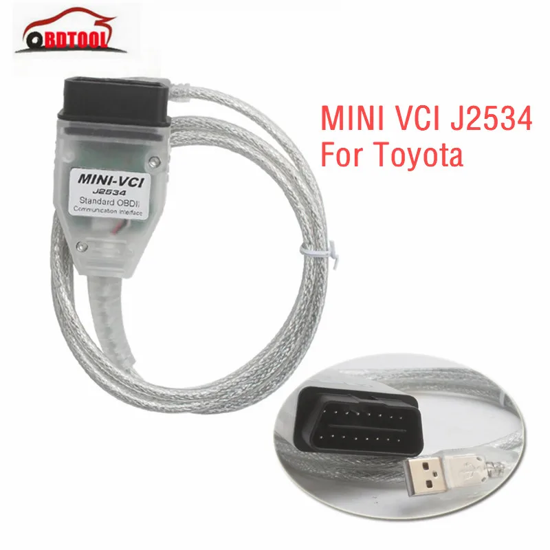 

MINI VCI V13.00.022 Latest Version minivci j2534 FT232RQ Chip OBD mini vci J2534 For Toyota TIS Techstream j2534