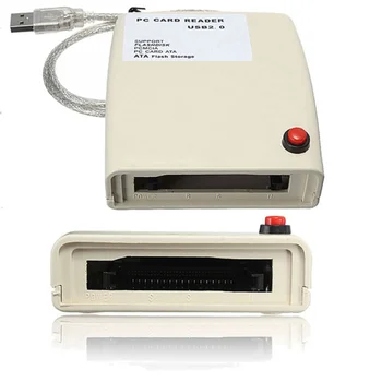 

USB 2.0 to 68 Pin ATA PCMCIA Flash Disk Card Memory Card Reader Adapter Converter For Windows