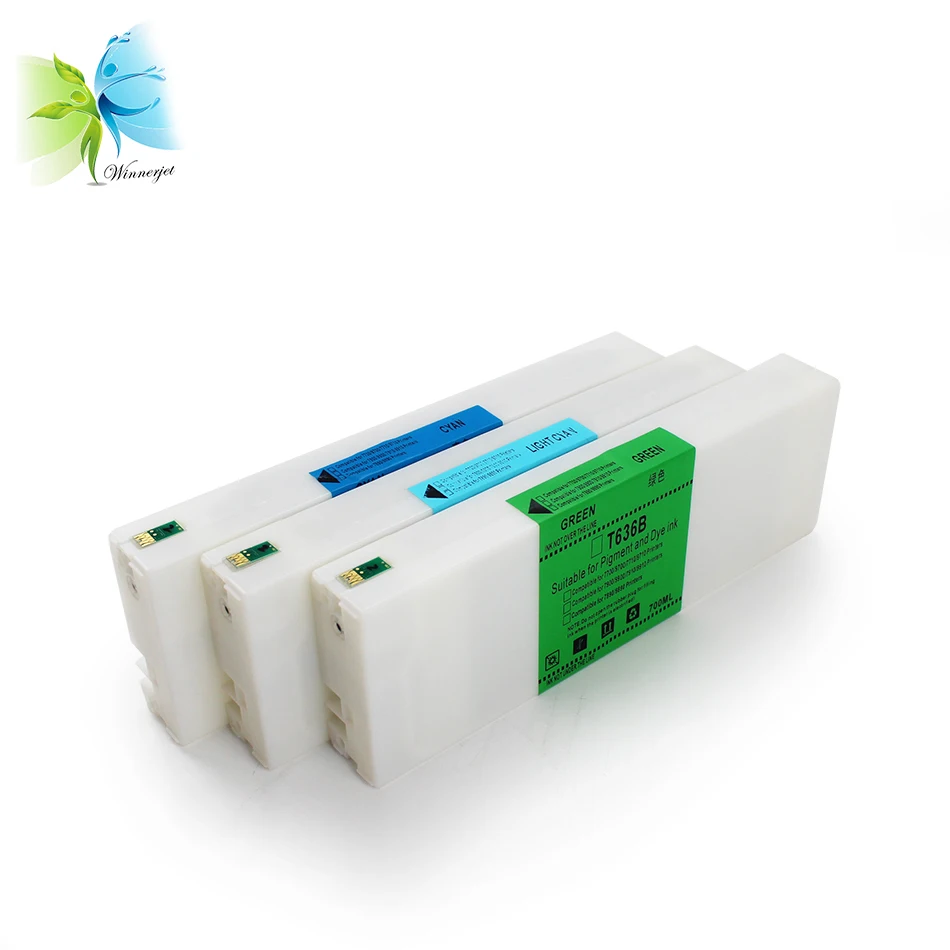 Winnerjet 11 цветов T636 картридж для заправки чернил Epson 7900 9900 7910 с чернилами