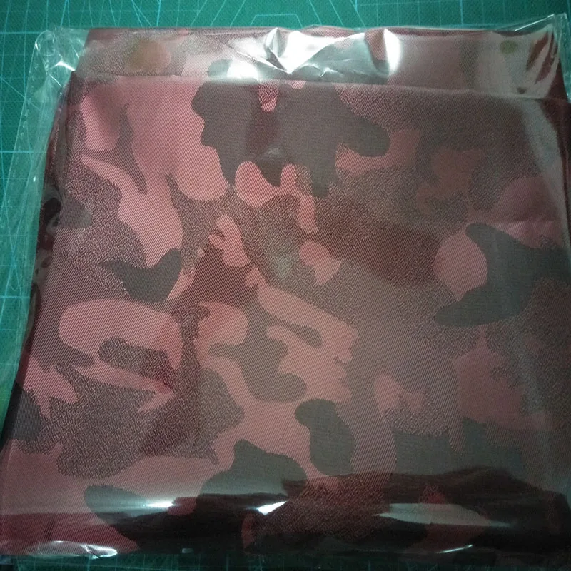 Красивый жаккардовый красный синий серый камуфляж полиэстер подкладка ткань качество жаккард подкладка 50x140 см
