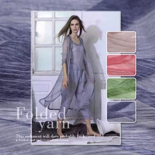 Супер высокого класса на заказ красивая шелковая ткань анти crepon шелковая ткань в полиэстер четыре цвета модные ткани