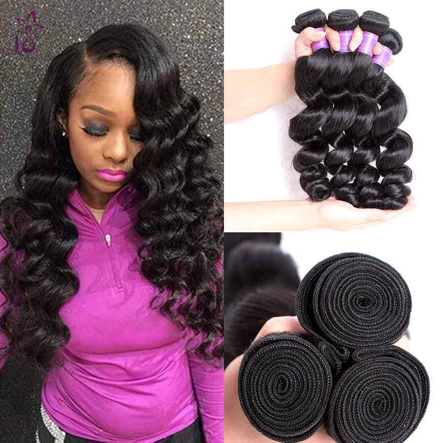 

Mongolian Loose Wave Amazing Hair Company Loose Curly Virgin Hair Vip Beauty Loose Wave Wet And Wavy Human Hair Weave 3 Bundles