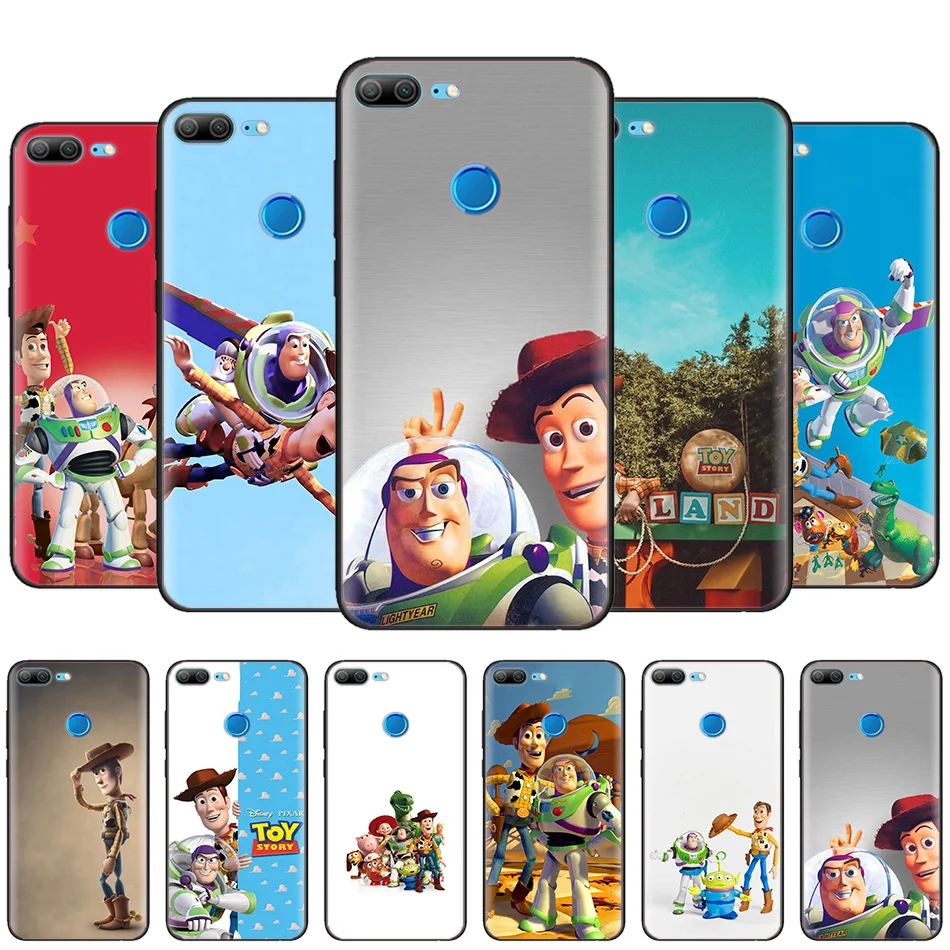 

Black Silicone Case Bag Cover for Huawei Honor 10i Y7 Y6 Y5 Y9 8X 8C 8S 9 10 Lite Pro 2018 2019 Enjoy 9E 9S Toy Story John