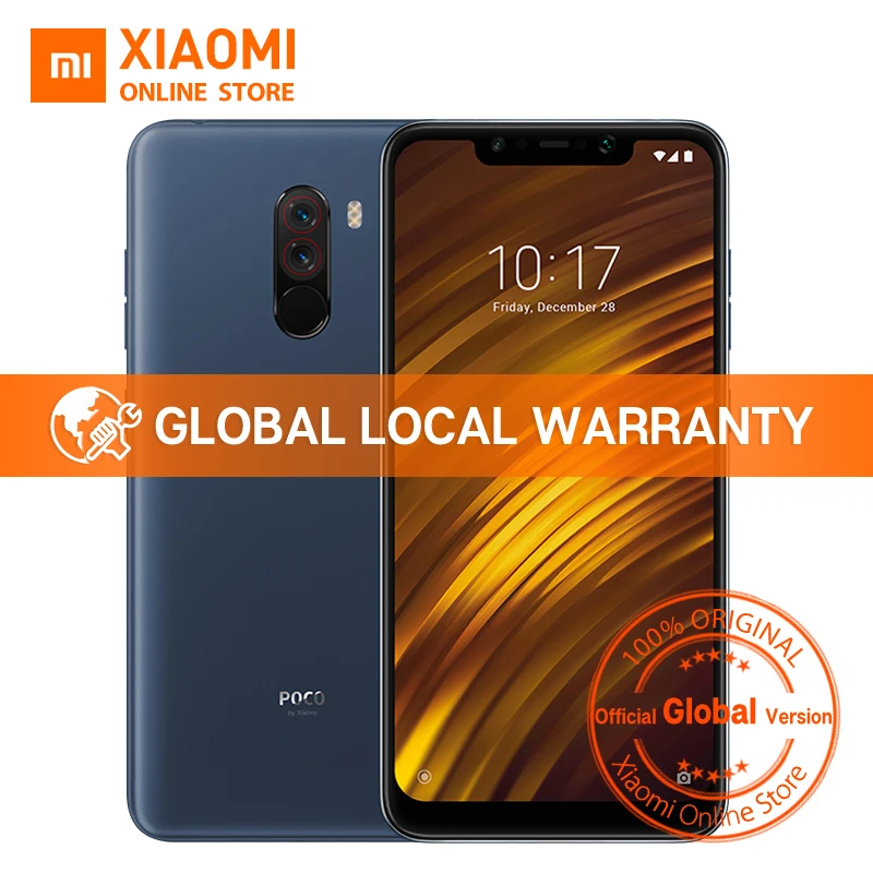 Global Version Xiaomi POCOPHONE F1 6GB 128GB POCO F1 Snapdragon 845 6.18″ Full Screen 20MP Front Camera LiquidCool Smartphone