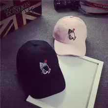 COKK snapback шляпы папа для женщин Роза в руках вышивка бейсболка мужчины кости солнцезащитный козырек шляпу Поло шапка Хип-Хоп, Поп