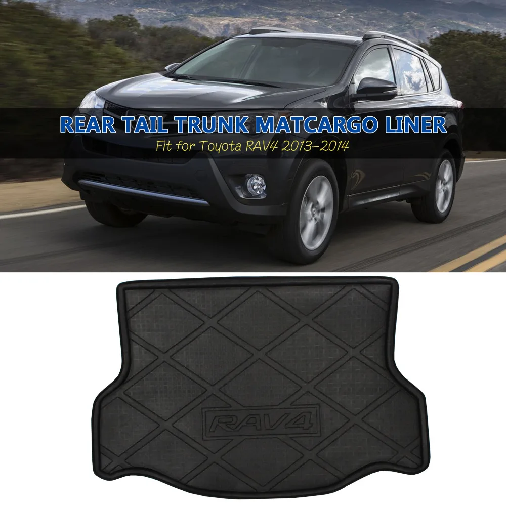 Rear Trunk Cargo Mat Boot Liner Suitable Rubber Floor Protector Trunk