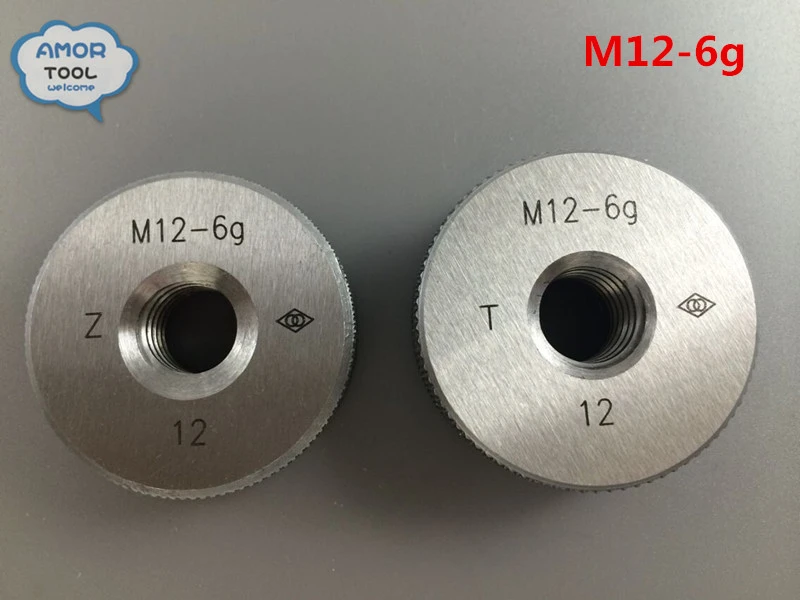 T+z Metric Thread Ring Gage M126g Gauge Tools(set Of 2 ) For Detecting