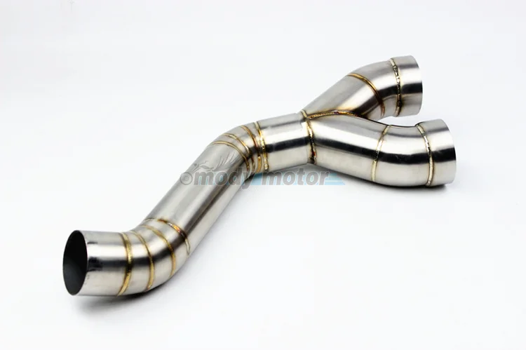 

MGOD - Motorcycle Slip On Muffler For Exhaust bmw S1000RR 2010 to 2014 Full steel with Full System Middle Link Pipe Tube