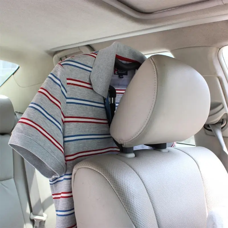 1PC Headrest Seat Metal Coat Hanger Clothes Jacket Suits Holder Metal Car Seat Headrest Clothes Hanger Jacket Suit Holder Rack