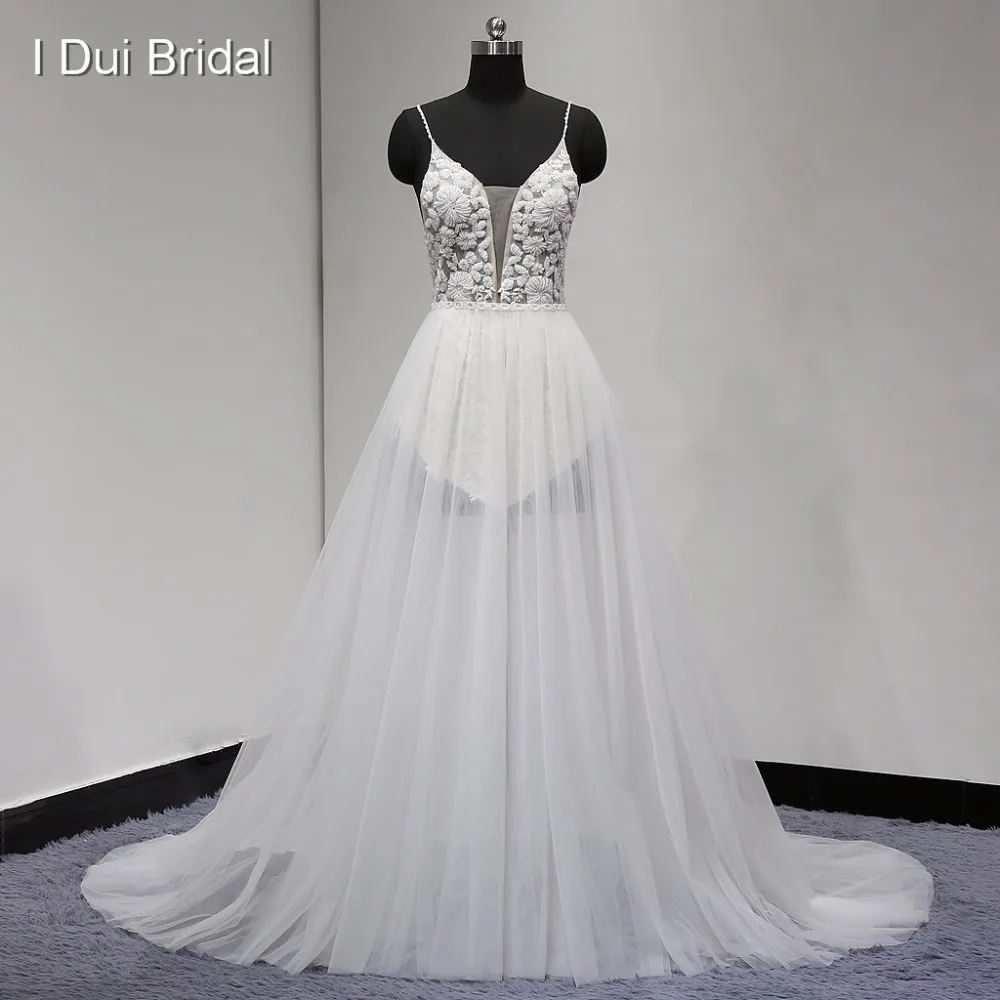 vestido de casamento transparente