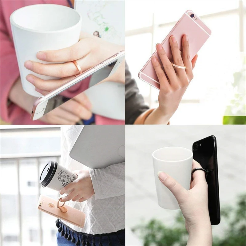 Капли воды универсальный металлический палец кольцо Мобильный телефон Смартфон Автомобильный кронштейн подставка держатель для iPhone X 8 7 6 5 samsung