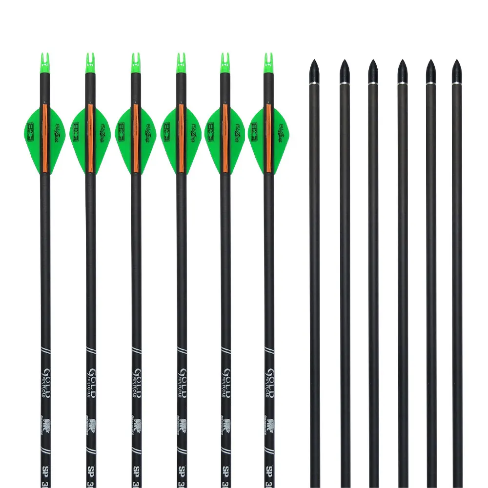Стрелы карбоновые для тренировок и охоты 300 6 шт. 32 дюйма|arrow spine|carbon arrow spine 300arrow |