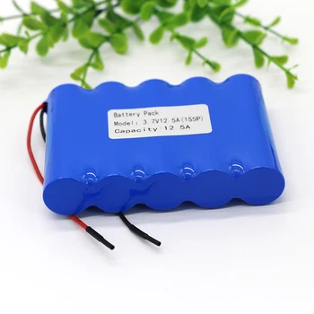 

KLUOSI 1S5P 3.7V/4.2V 12500mAh Lithium Ion Battery Pack with BMS Is Suitable for Small Electric Model Industrial Instruments