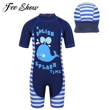 

Kids Boys Shark/Whale Print Swimsuit for Girls Kids Swimwear Swimming suit Two-Piece Sets Youth Children's Beach Bathing Suits