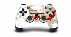 1 шт. Monster Hunter мира PS4 кожи Стикеры Наклейка виниловая для sony PS4 Игровые приставки 4 контроллер Dualshock 4 кожи Стикеры s